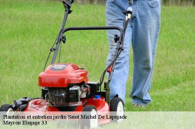 Plantation et entretien jardin  saint-michel-de-lapujade-33190 Mayron Elagage 33