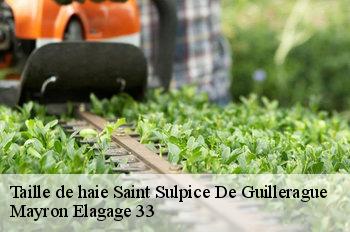 Taille de haie saint-sulpice-de-guillerague-33580 Mayron Elagage 33