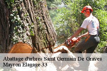 Abattage d'arbres  saint-germain-de-graves-33490 Mayron Elagage 33